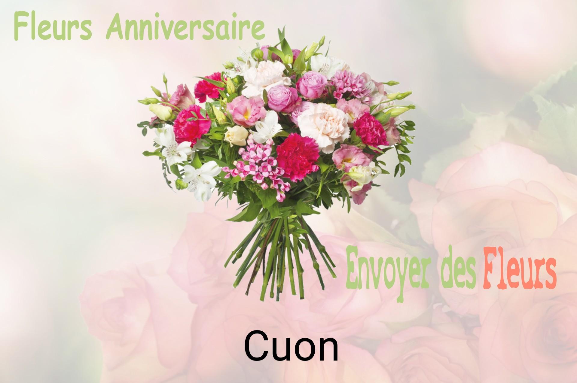 Bouquet de fleurs d’anniversaire livré à Cuon