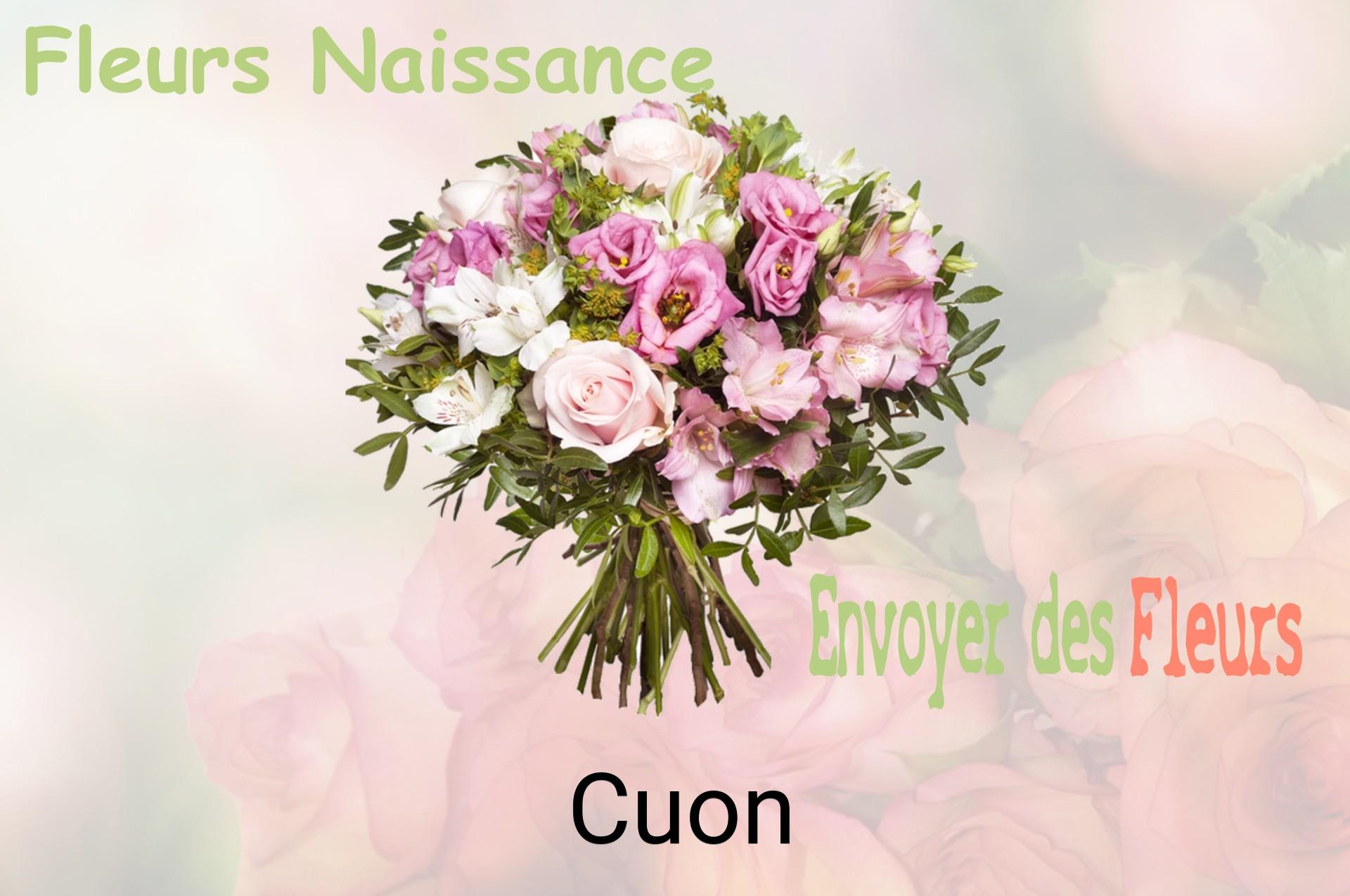 Bouquet de fleurs de naissance livré à Cuon